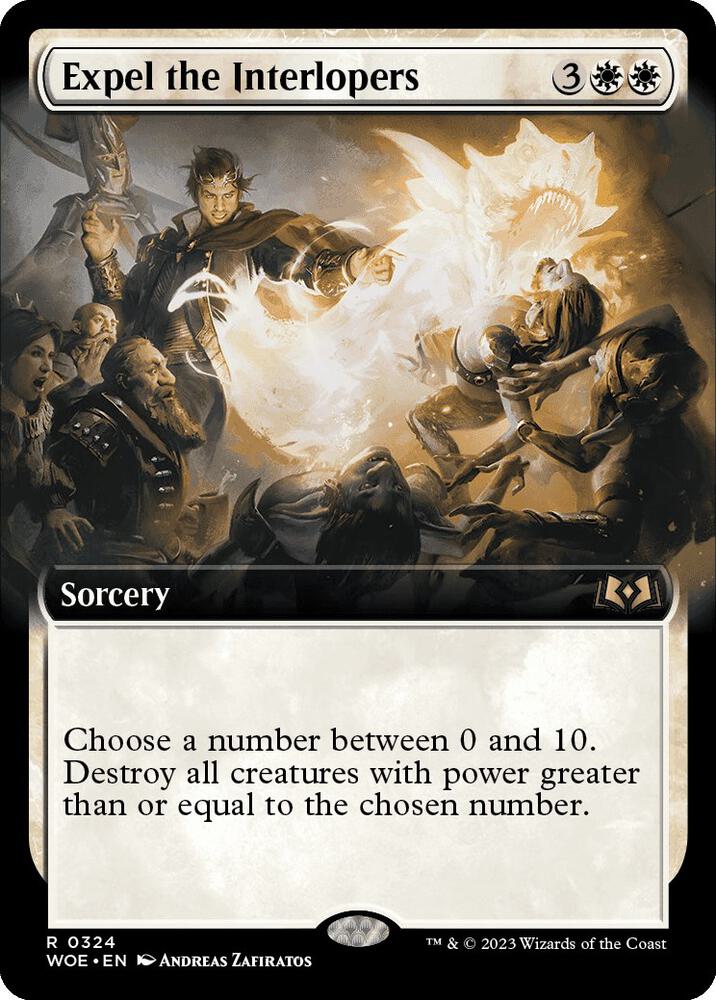 Expel the Interlopers Extended Art 324 (Wilds of Eldraine)  - Foil | Good Games Cannington
