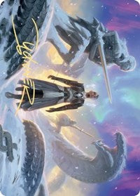 Search for Glory Art Card (Gold-Stamped Signature) [Kaldheim Art Series] | Good Games Cannington