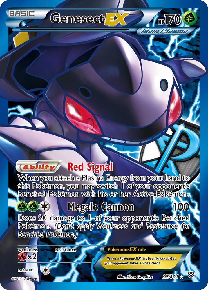 Genesect EX Team Plasma 97/101 (Plasma Blast)  - Holofoil | Good Games Cannington
