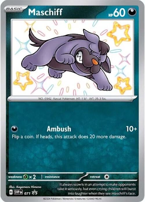 Maschiff 071 (SV: Scarlet & Violet Promo Cards)  - Holofoil | Good Games Cannington