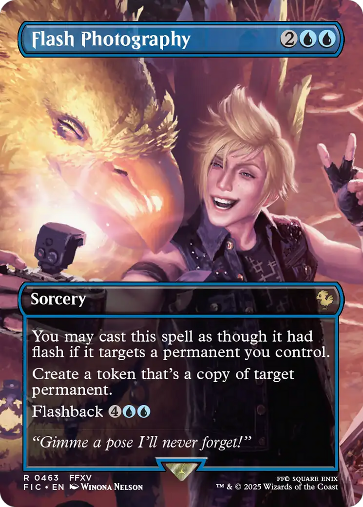 Flash Photography (Borderless) [FINAL FANTASY Commander] | Good Games Cannington