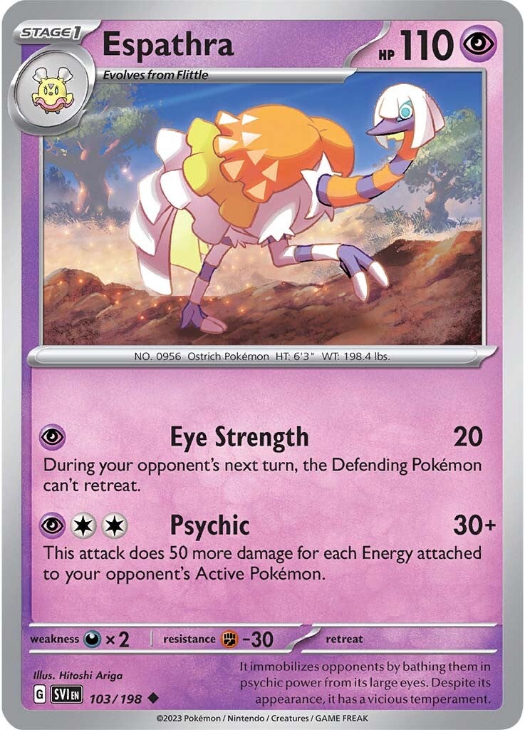 Espathra (103/198) [Scarlet & Violet: Base Set] | Good Games Cannington