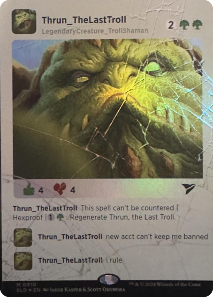 Thrun, the Last Troll [Secret Lair Drop Series] | Good Games Cannington