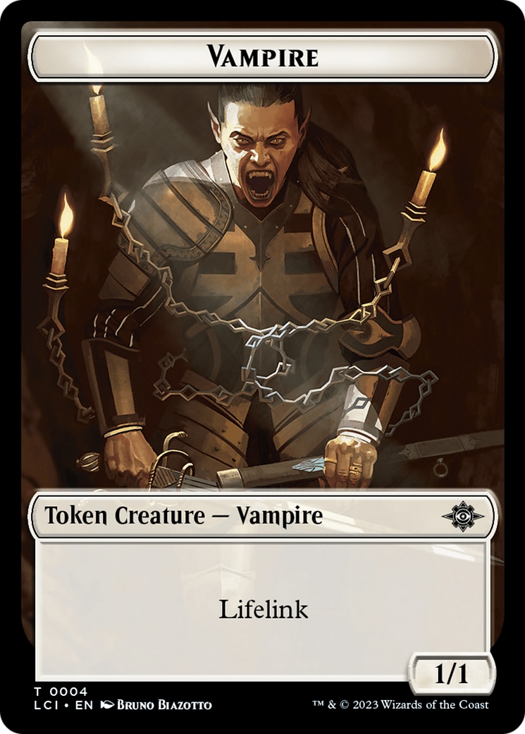Vampire // Bat Double-Sided Token [The Lost Caverns of Ixalan Tokens] | Good Games Cannington