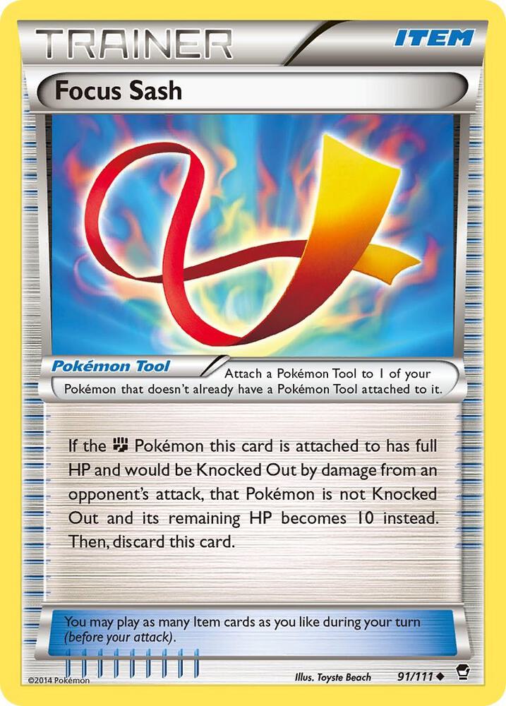 Focus Sash 91/111 (XY - Furious Fists)  | Good Games Cannington