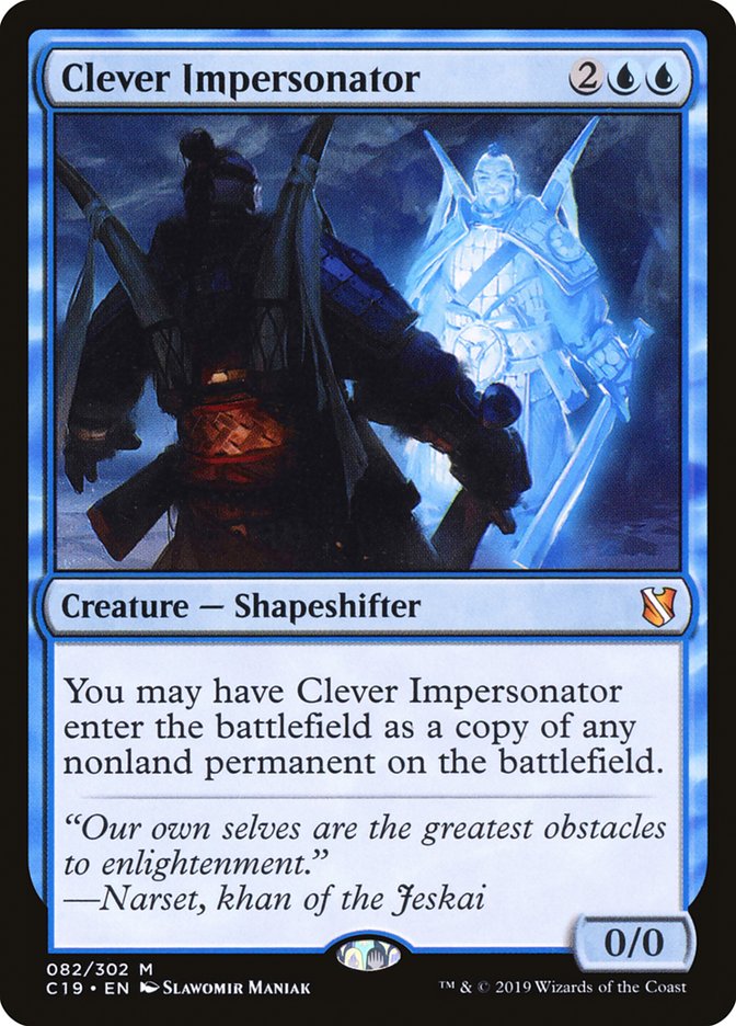 Clever Impersonator 82/302 (Commander 2019)  | Good Games Cannington