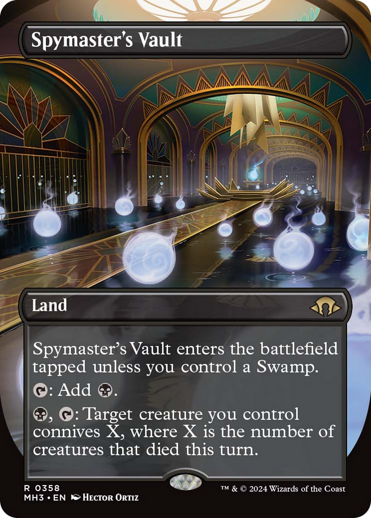Spymaster's Vault (Borderless) [Modern Horizons 3] | Good Games Cannington
