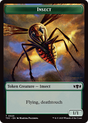 Insect (0023) // Wall Double-Sided Token [Tarkir: Dragonstorm Commander Tokens] | Good Games Cannington