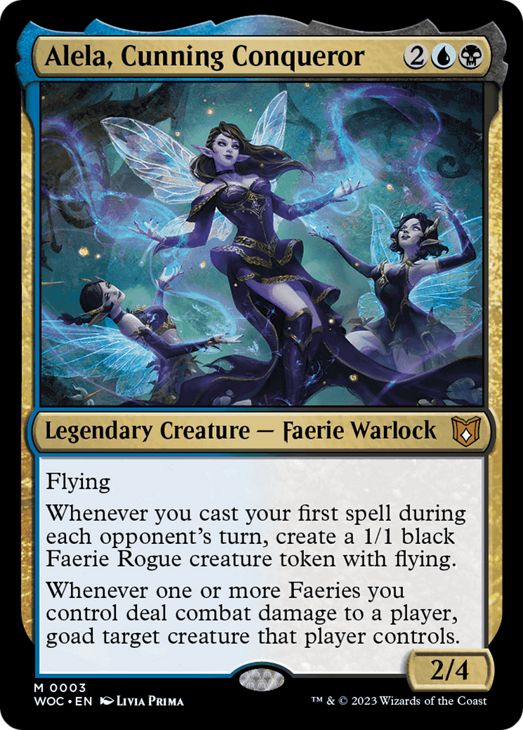 Alela, Cunning Conqueror [Wilds of Eldraine Commander] | Good Games Cannington