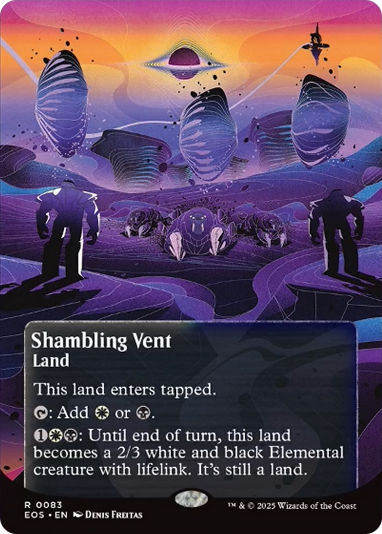 Shambling Vent (0083) (Borderless) [Edge of Eternities: Stellar Sights] | Good Games Cannington