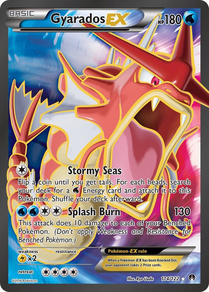 Gyarados EX 114/122 (XY - BREAKpoint)  - Holofoil | Good Games Cannington