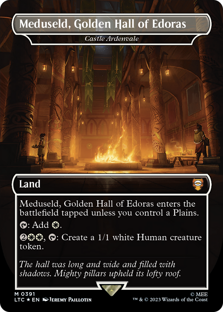 Meduseld, Golden Hall of Edoras - Castle Ardenvale (Surge Foil Realms and Relics) [The Lord of the Rings: Tales of Middle-Earth Commander] | Good Games Cannington