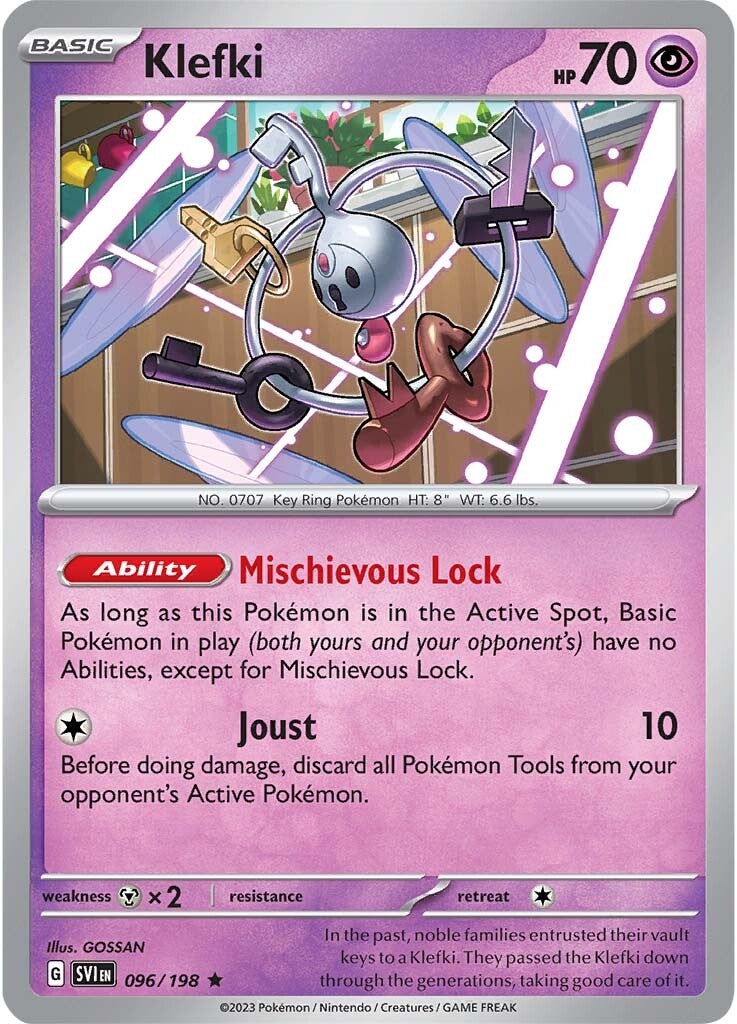 Klefki (096/198) [Scarlet & Violet: Base Set] | Good Games Cannington