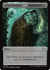 Horror // Copy Double-Sided Token [Duskmourn: House of Horror Tokens] | Good Games Cannington