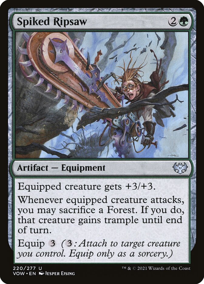 Spiked Ripsaw 220/277 (Innistrad: Crimson Vow)  | Good Games Cannington