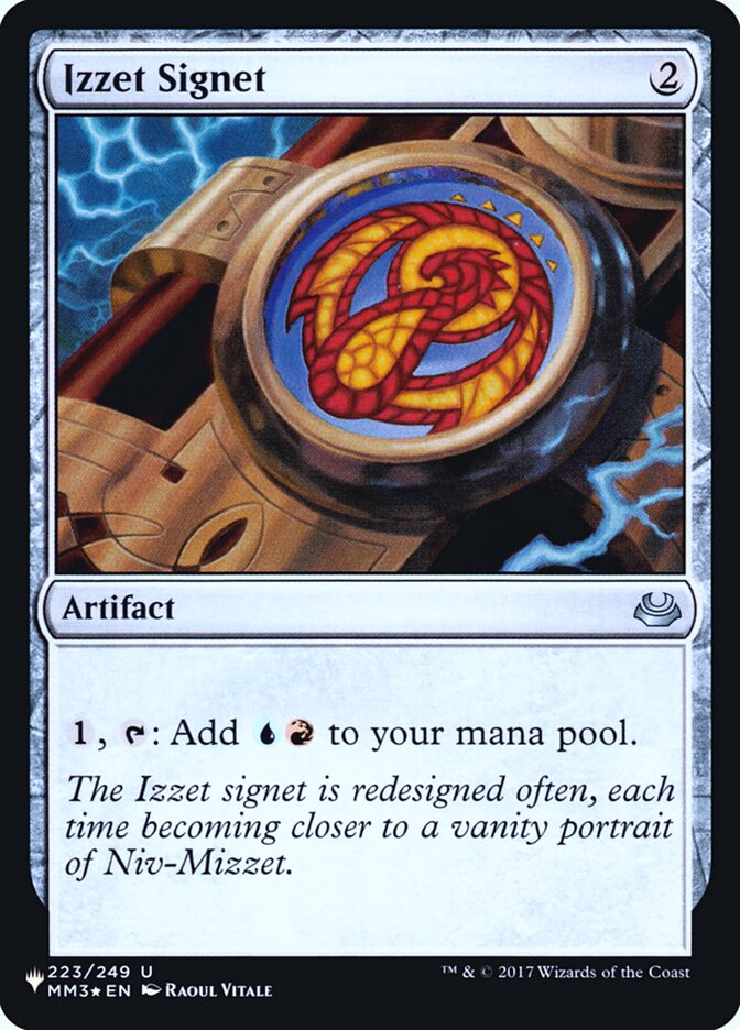 Izzet Signet [Secret Lair: Heads I Win, Tails You Lose] | Good Games Cannington