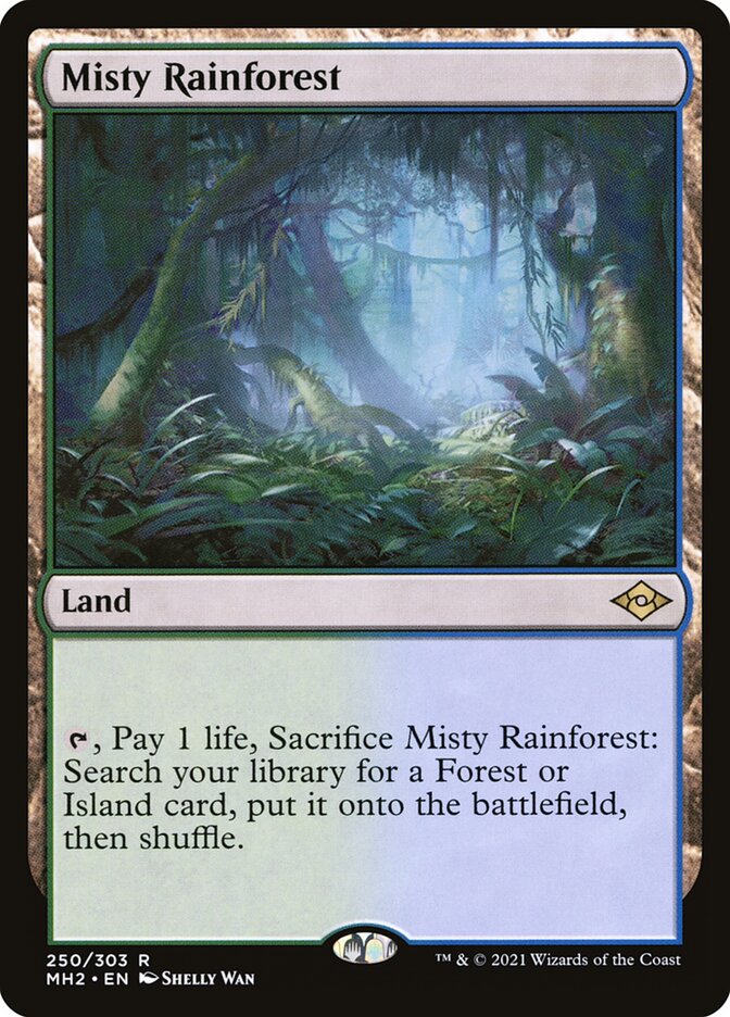 Misty Rainforest 250 (Modern Horizons 2)  - Foil | Good Games Cannington