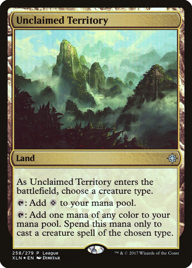 Unclaimed Territory (League) [Ixalan Promos] | Good Games Cannington