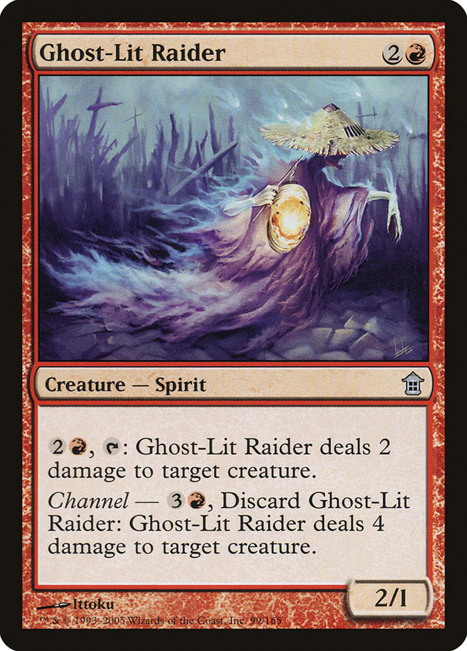 Ghost-Lit Raider [Saviors of Kamigawa] | Good Games Cannington