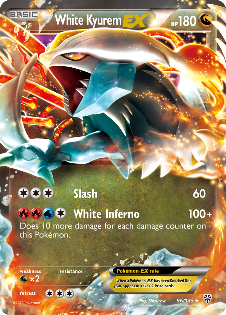 White Kyurem EX (96/135) [Black & White: Plasma Storm] | Good Games Cannington