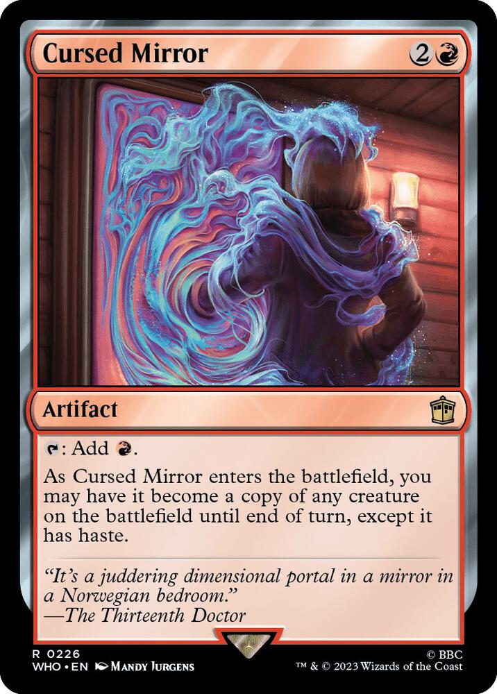 Cursed Mirror 226 (Universes Beyond: Doctor Who)  - Foil | Good Games Cannington