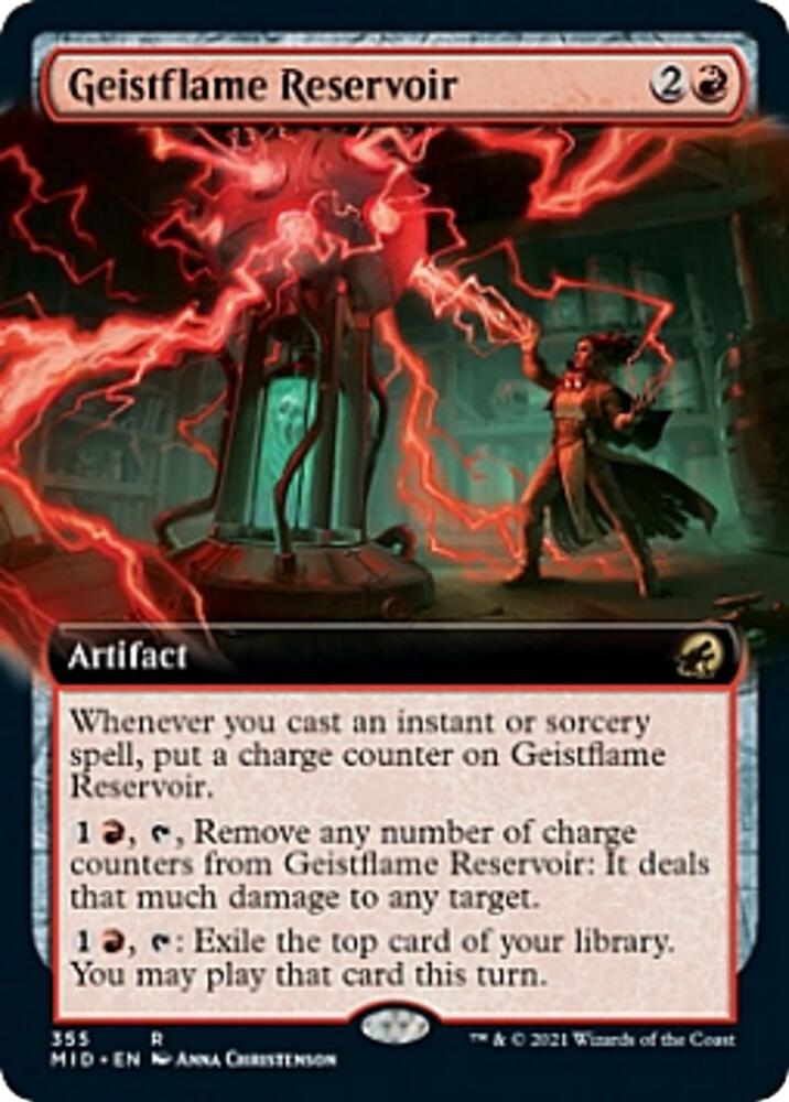Geistflame Reservoir Extended Art 355/277 (Innistrad: Midnight Hunt)  | Good Games Cannington