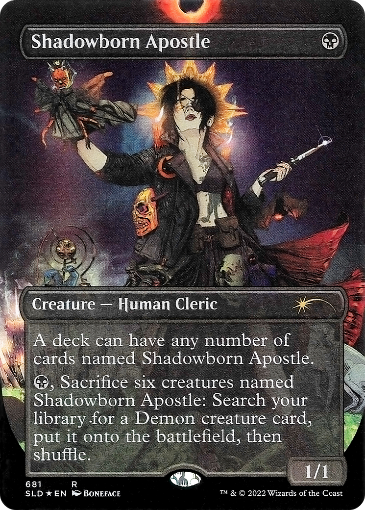 Shadowborn Apostle (681) (Borderless) [Secret Lair Drop Promos] | Good Games Cannington