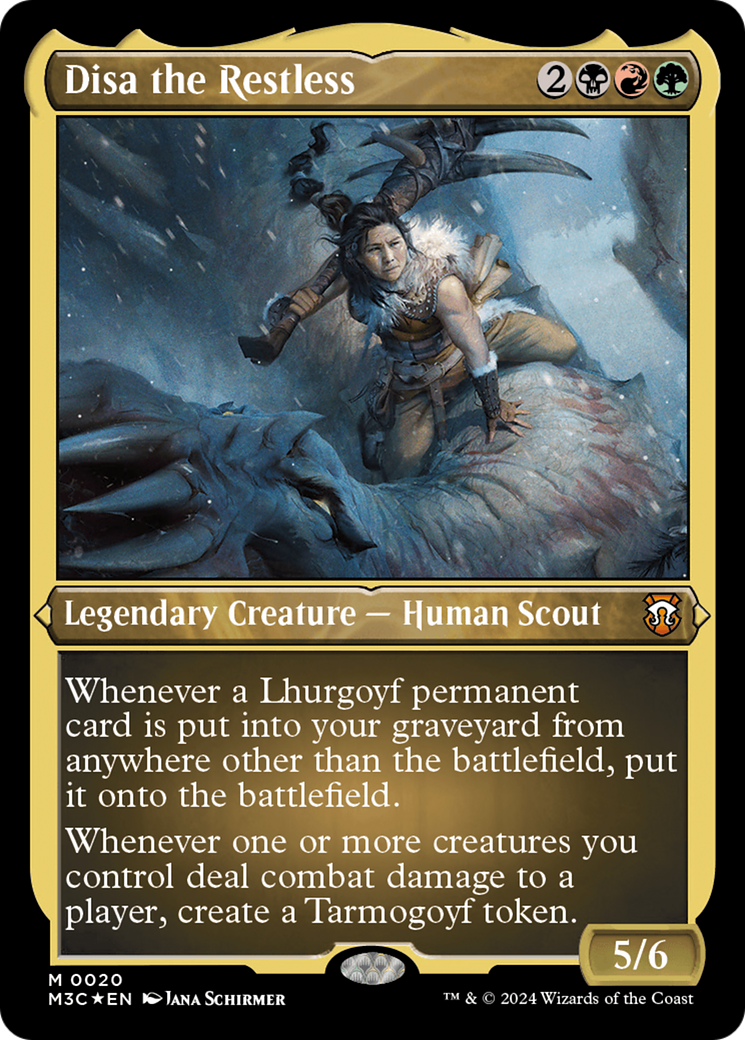 Disa the Restless (Foil Etched) [Modern Horizons 3 Commander] | Good Games Cannington