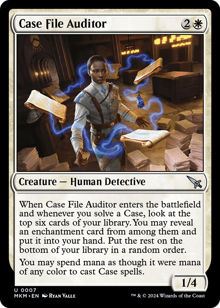 Case File Auditor (Blue) [Murders at Karlov Manor] | Good Games Cannington