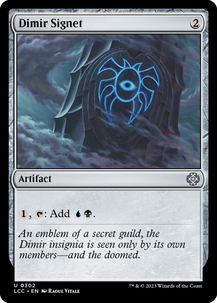Dimir Signet 302/370 (Commander: The Lost Caverns of Ixalan)  | Good Games Cannington
