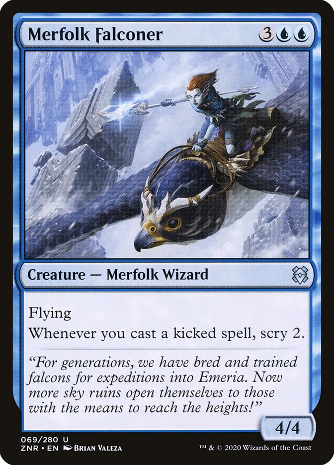 Merfolk Falconer 69 (Zendikar Rising)  | Good Games Cannington