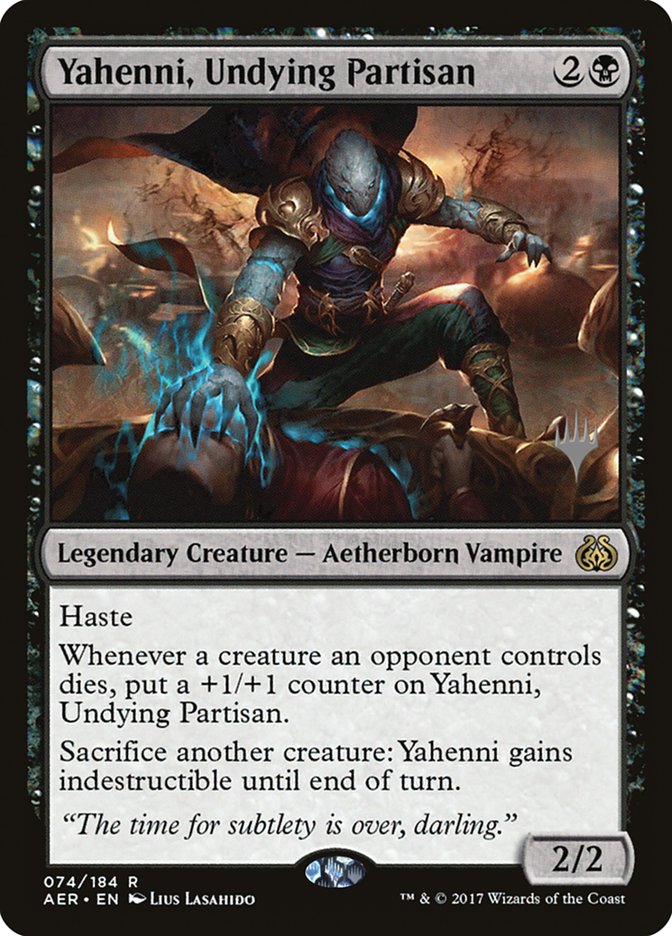 Yahenni, Undying Partisan (Promo Pack) [Aether Revolt Promos] | Good Games Cannington