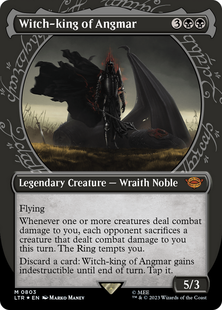 Witch-king of Angmar (Showcase) (Surge Foil) [The Lord of the Rings: Tales of Middle-Earth] | Good Games Cannington