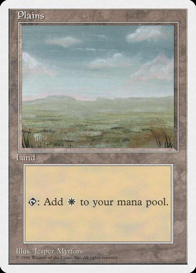 Plains (Signature on Bottom Left) [Introductory Two-Player Set] | Good Games Cannington