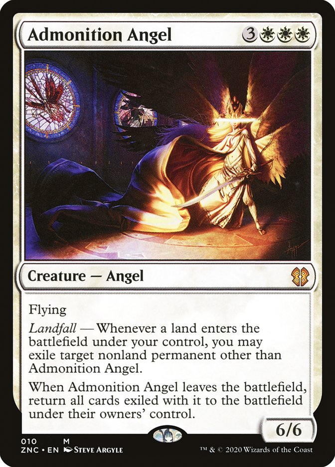 Admonition Angel 10/142 (Commander: Zendikar Rising)  | Good Games Cannington
