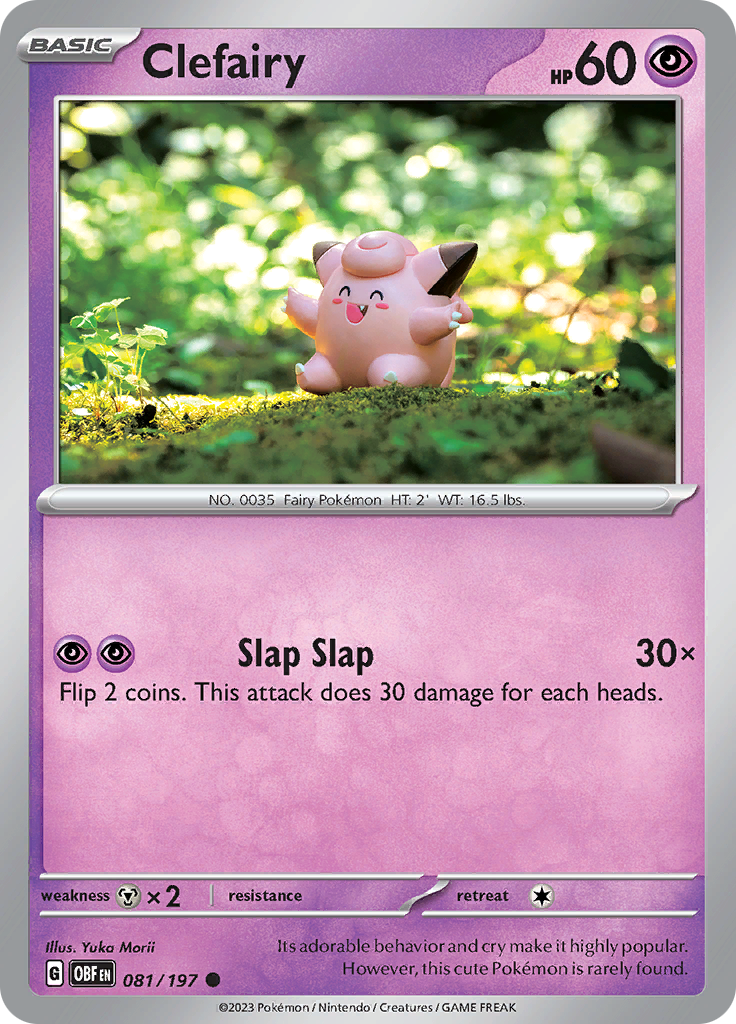 Clefairy (081/197) [Scarlet & Violet: Obsidian Flames] | Good Games Cannington