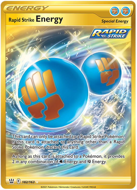 Rapid Strike Energy (182/163) [Sword & Shield: Battle Styles] | Good Games Cannington