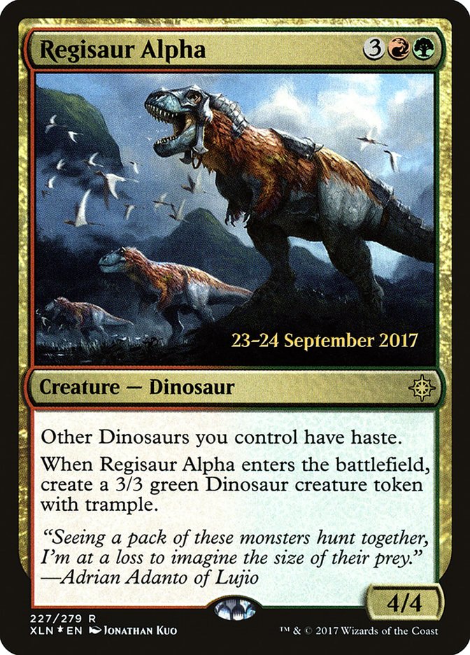 Regisaur Alpha [Ixalan Prerelease Promos] | Good Games Cannington