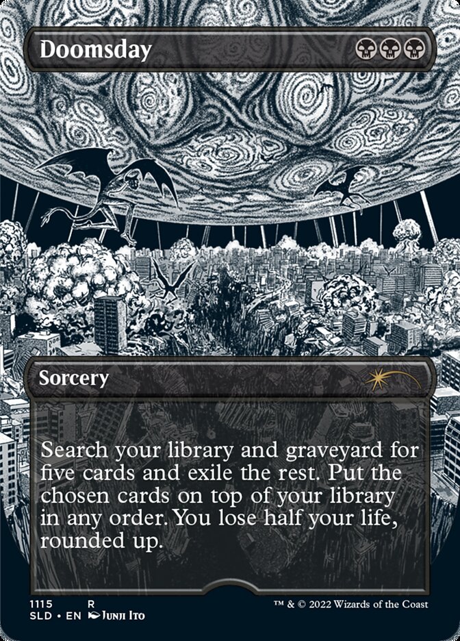 Doomsday (Borderless Etched Foil) [Secret Lair Drop Series] | Good Games Cannington