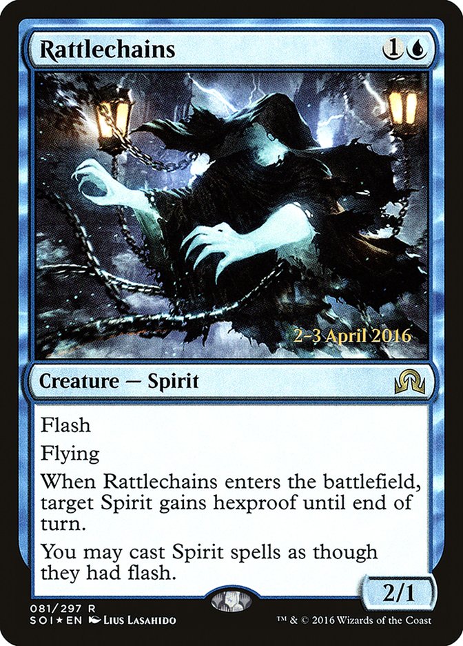 Rattlechains [Shadows over Innistrad Prerelease Promos] | Good Games Cannington