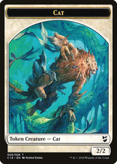 Angel // Cat Double-Sided Token [Commander 2018 Tokens] | Good Games Cannington