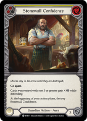 Stonewall Confidence (Yellow) [U-WTR073] (Welcome to Rathe Unlimited)  Unlimited Rainbow Foil | Good Games Cannington