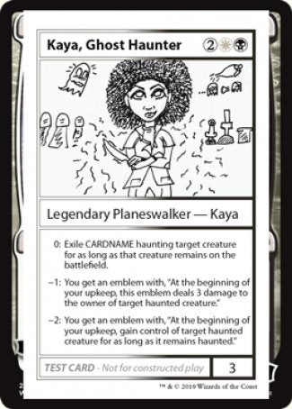 Kaya, Ghost Haunter (2021 Edition) [Mystery Booster Playtest Cards] | Good Games Cannington