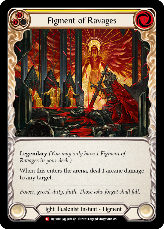 Figment of Ravages // Sekem, Archangel of Ravages [DTD008] (Dusk Till Dawn) | Good Games Cannington