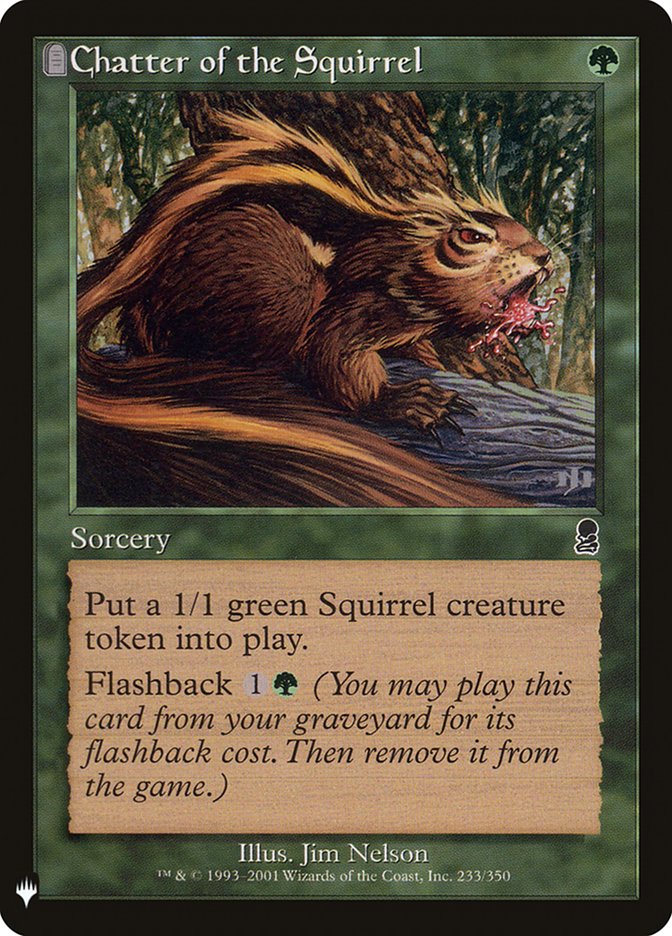Chatter of the Squirrel [Mystery Booster] | Good Games Cannington