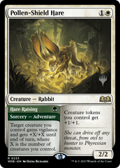 Pollen-Shield Hare // Hare Raising (Promo Pack) [Wilds of Eldraine Promos] | Good Games Cannington
