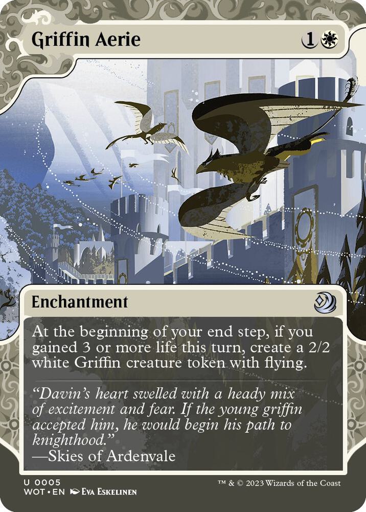 Griffin Aerie 5/63 (Wilds of Eldraine: Enchanting Tales)  - Showcase | Good Games Cannington