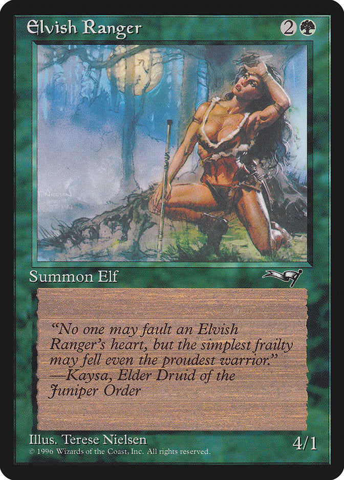 Elvish Ranger (Moon Background) [Alliances] | Good Games Cannington