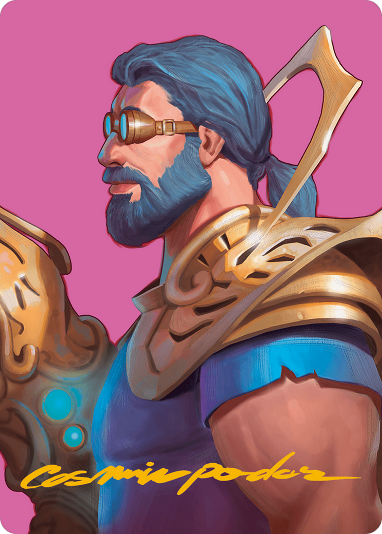 Satya, Aetherflux Genius Art Card (Gold-Stamped Signature) [Modern Horizons 3 Art Series] | Good Games Cannington