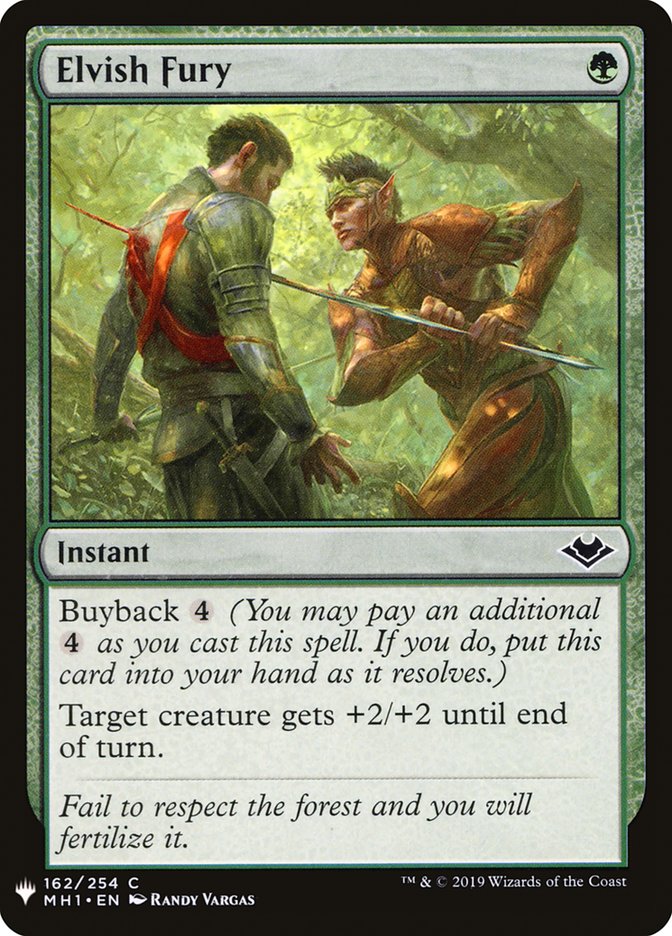 Elvish Fury [Mystery Booster] | Good Games Cannington